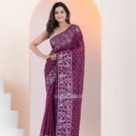 Cotton Silk Zari Work Handloom Saree